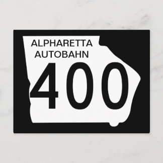 Postal GA 400 "Alpharetta Autobahn"