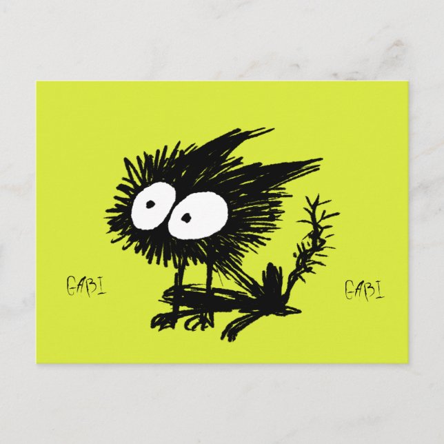Postal GabiGabi Sitting (Anverso)