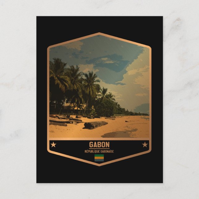 Postal Gabón (Anverso)