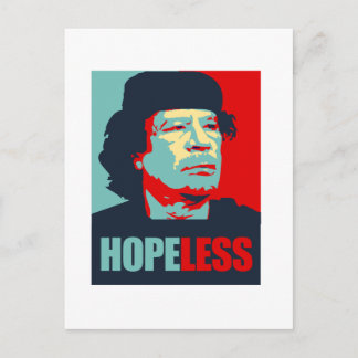 POSTAL GADDAFI ES INESPERADO