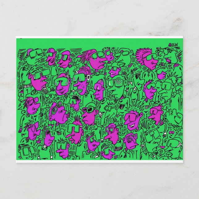 Postal Gafas de sol. (Anverso)