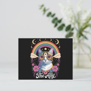 Postal Gafas de sol divertidas Ally Ca Pride Orgullo gay 