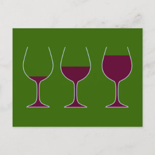Postal Gafas de vino Weingläser Wein Gläser