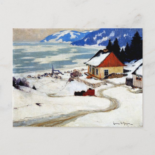 Postal Gagnon - El Sleigh Rojo (Anverso)