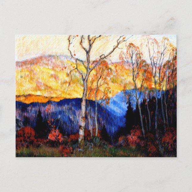 Postal Gagnon - Otoño de Oro, Laurentians (Anverso)