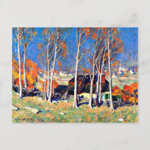 Postal Gagnon - Pueblo solitario en el Saint Laurence