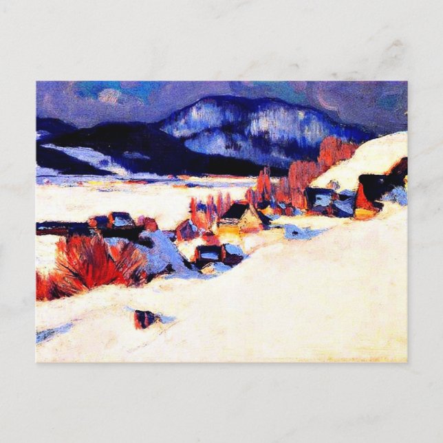 Postal Gagnon - Rang Saint-Laurent Baie-Saint-Paul (Anverso)