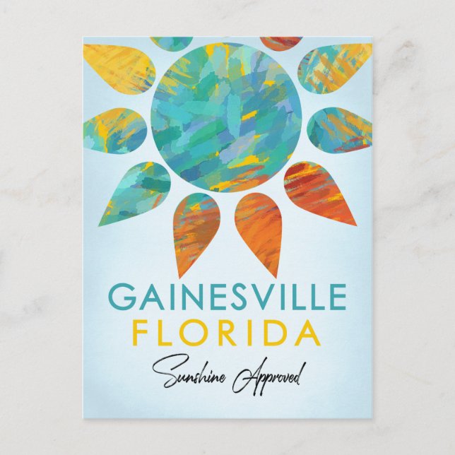Postal Gainesville Florida Sunshine Travel (Anverso)