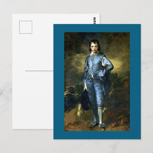 Postal Gainsborough - El niño azul, (Anverso / Reverso)