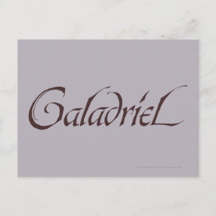 Postal Galadriel nombre sólido