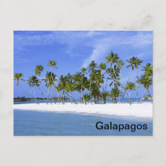 Postal Galápagos - playa