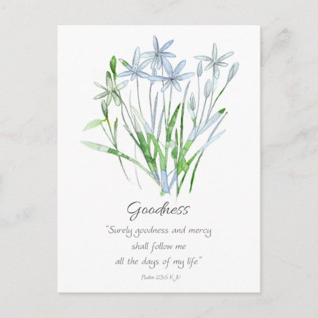 Postal Galatians Fruit of the Spirit Goodness Scripture  (Anverso)