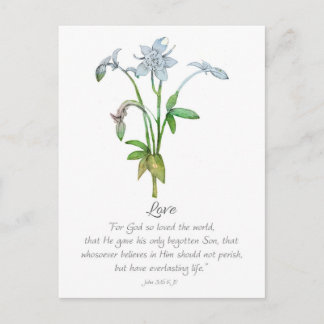 Postal Galatians Fruit of the Spirit Love John 3 16 