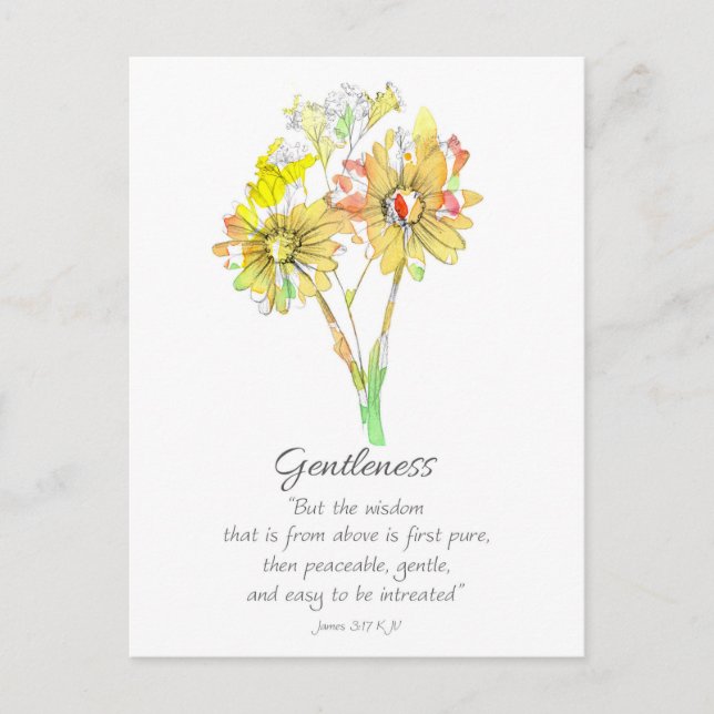 Postal Galatians Fruit of the Spirit Scripture Prayer  (Anverso)