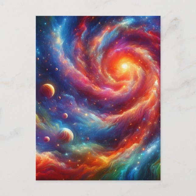 Postal Galaxia (Anverso)