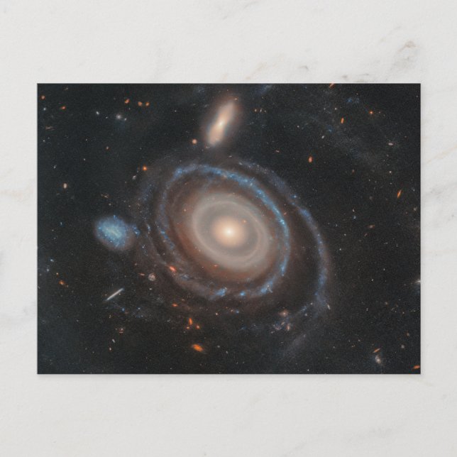 Postal Galaxia Bullseye del telescopio espacial Hubble (Anverso)