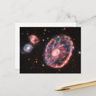 Postal Galaxia Cartwheel de Webb: Telescopio Espacial de 