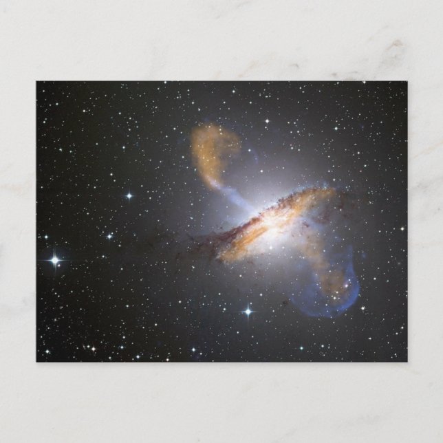 Postal Galaxia Centauro A (Anverso)