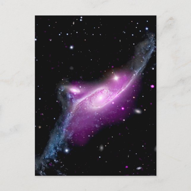 Postal Galaxia de agujeros negros NGC 6872 (Anverso)