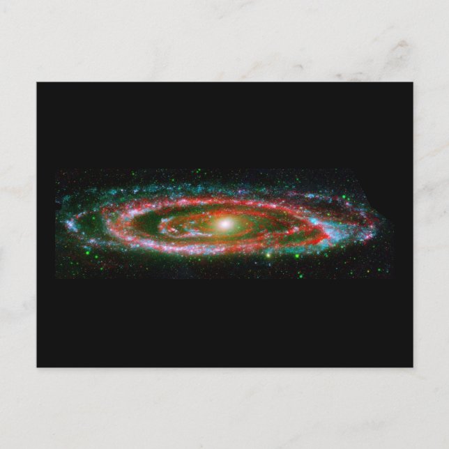 Postal Galaxia de Andromeda (Anverso)