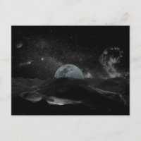Galaxia de la Montaña del cielo blanco y negro de 