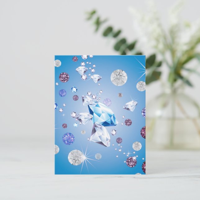 Postal Galaxia Diamond 4 (Anverso de pie)