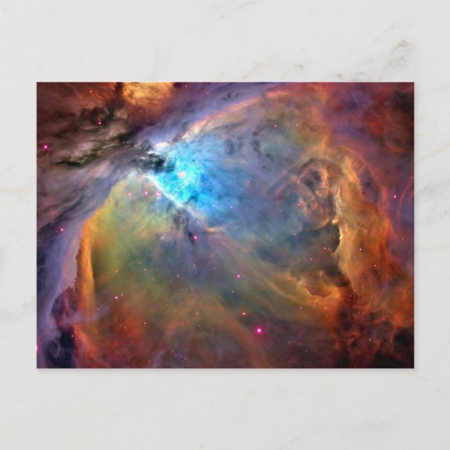 Postal Galaxia espacial Orion Nebula (Anverso)