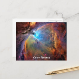Postal Galaxia espacial Orion Nebula