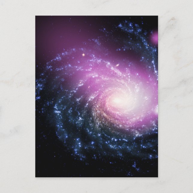 Postal Galaxia espiral (Anverso)