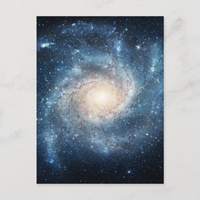 Postal Galaxia espiral (Anverso)