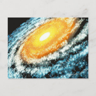 Postal Galaxia espiral 4