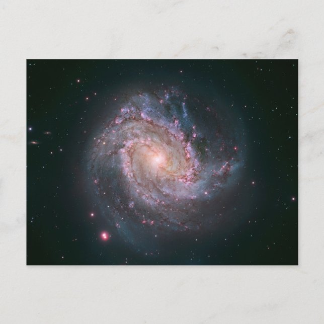 Postal Galaxia Espiral Barrada Messier 83. 2 (Anverso)