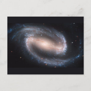 Postal Galaxia espiral de barras NGC 1300. Original de la