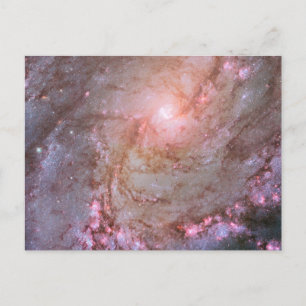 Postal Galaxia espiral M83, en llamas con formación estel