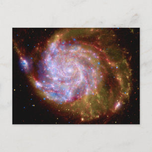 Postal Galaxia espiral Messier 101 - Foto del telescopio