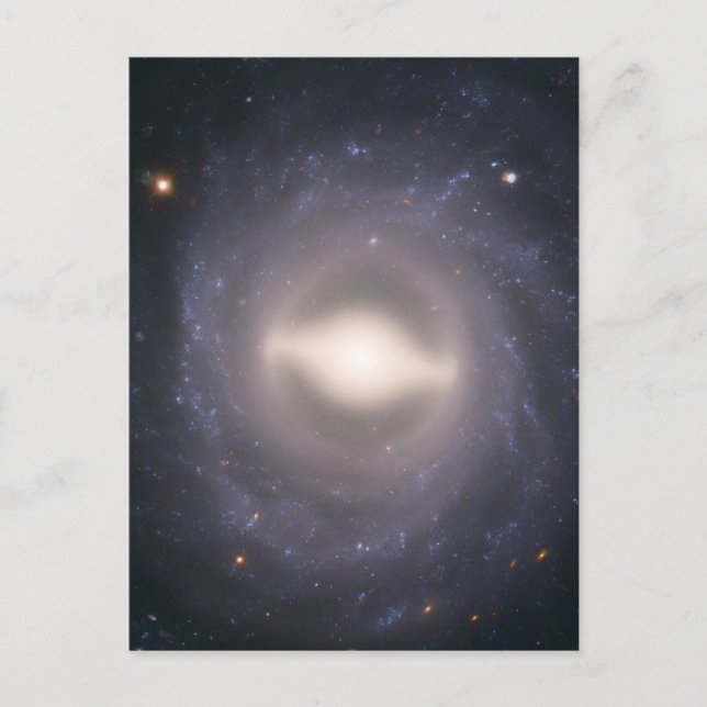 Postal Galaxia espiral Ngc 1015. (Anverso)