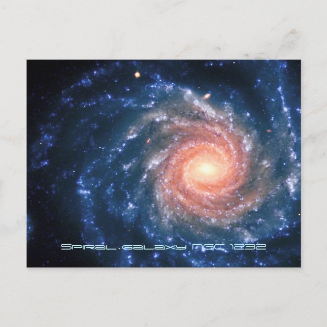 Postal Galaxia espiral NGC 1232 - Nuestro universo impres (Anverso)