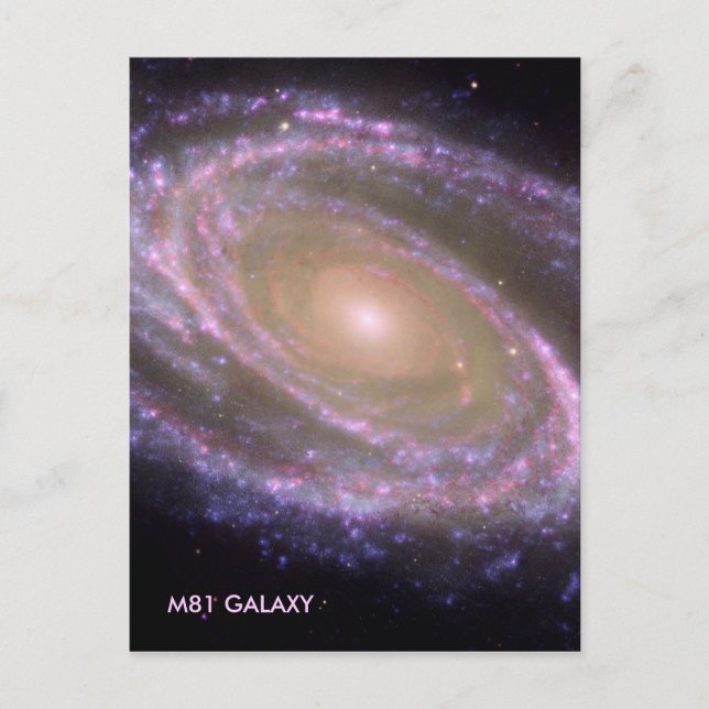 POSTAL GALAXIA M81 (Anverso)