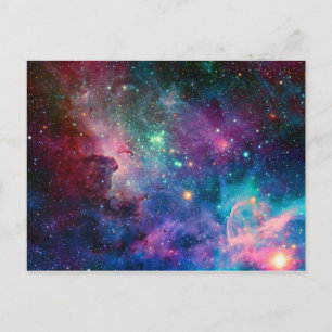 Postal galaxia multicolor por S. Ambrose