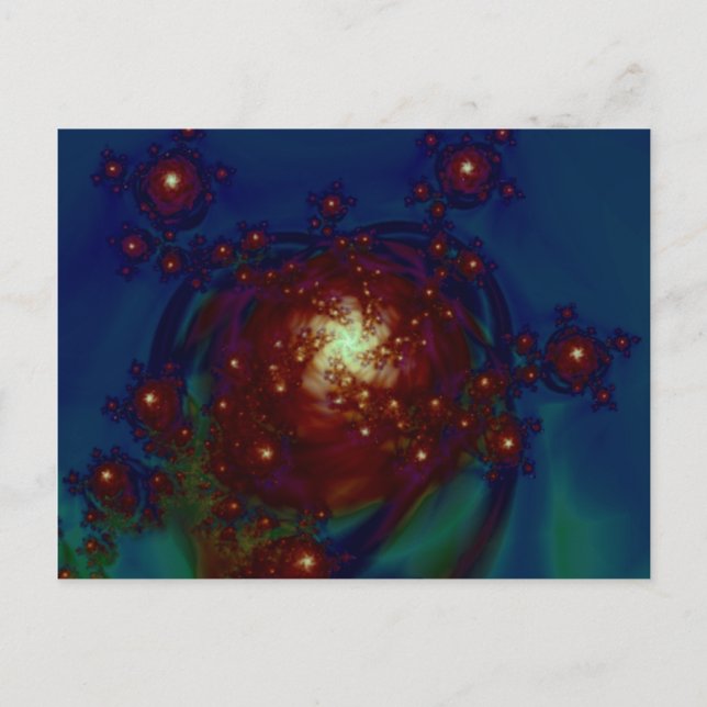 Postal "Galaxia Rosa Starlight" ~ Resumen de la impresión (Anverso)