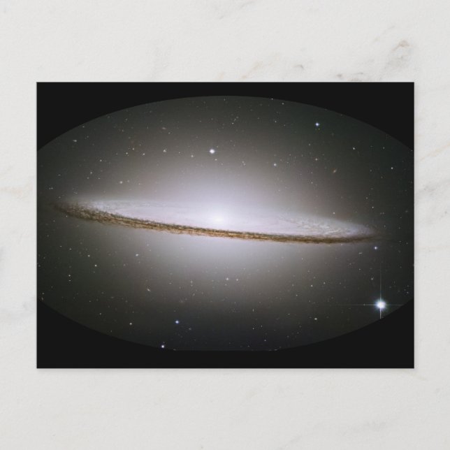Postal Galaxia Sombrero M104 (Anverso)