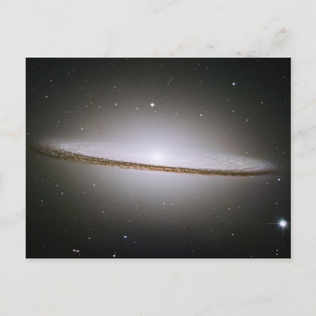 Postal Galaxia Sombrero (Telescopio Hubble) (Anverso)
