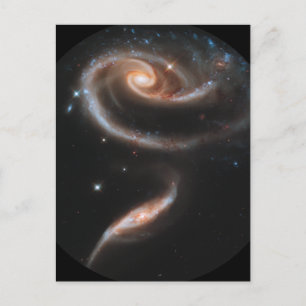 Postal Galaxias interactivas ARP-273