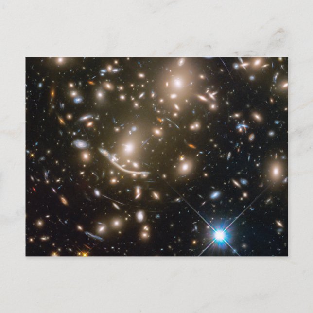 Postal Galaxy Cluster Abell 370 (Anverso)