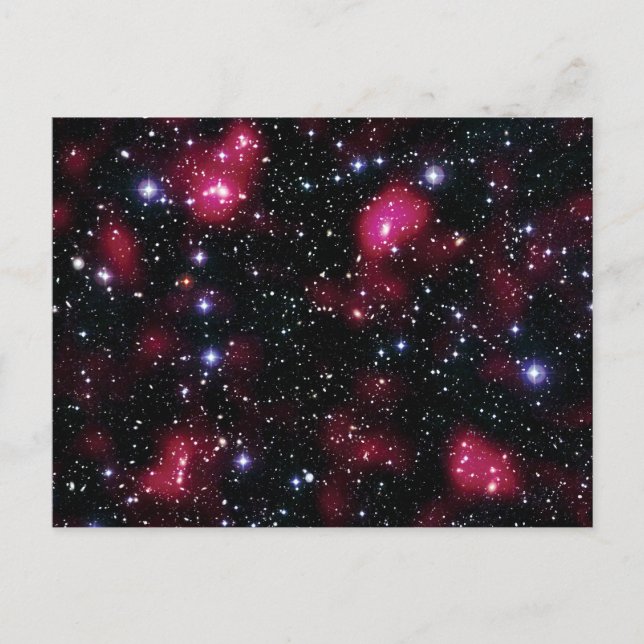 Postal Galaxy Cluster Abell 901/902 Hubble Space Photo (Anverso)