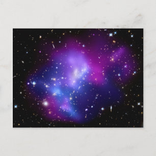 Postal Galaxy Cluster MACS J0717 Espacio