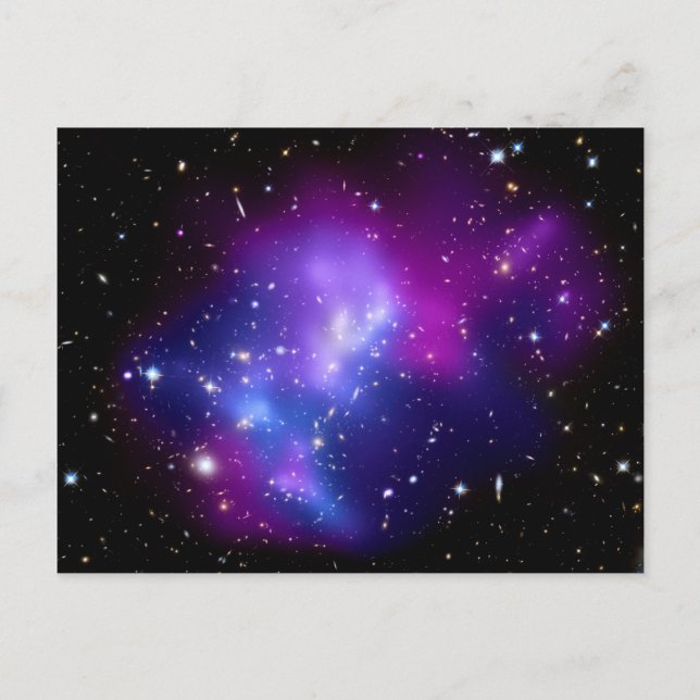 Postal Galaxy Cluster MACS J0717 Espacio (Anverso)