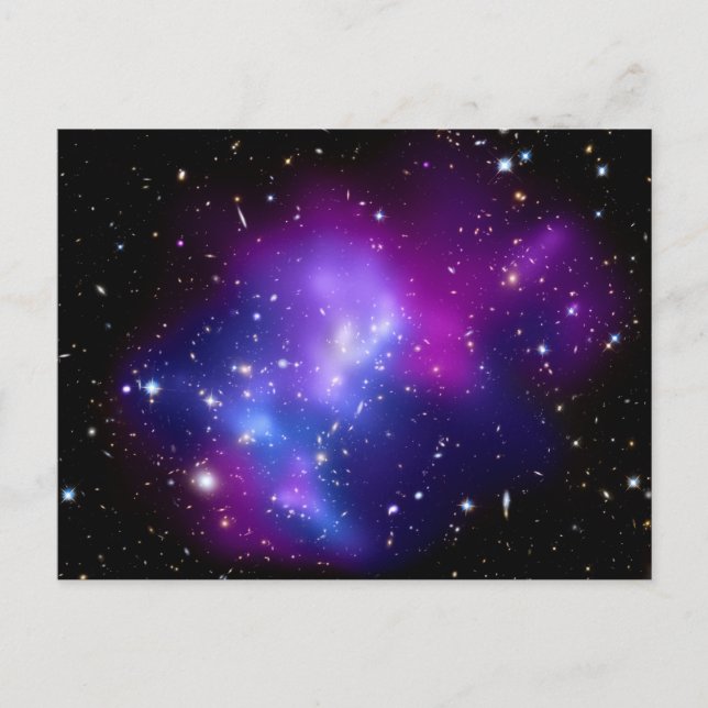 Postal Galaxy Cluster MACS J0717 (Telescopio Hubble) (Anverso)