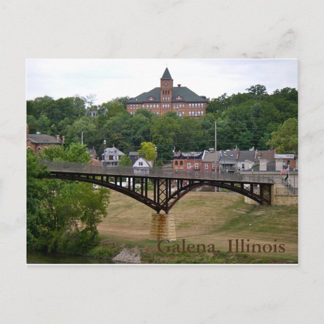 Postal Galena, Illinois (Anverso)