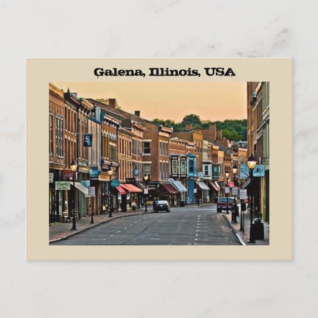 Postal Galena, Illinois (Estados Unidos de América) (Anverso)